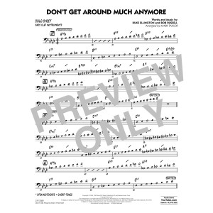 Don't Get Around Much Anymore - Bass Clef Solo Sheet