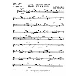 Beauty and the Beast (arr. Bruce Chase) - Violin