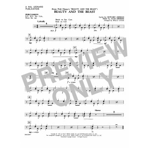 Beauty and the Beast (arr. Bruce Chase) - Percussion