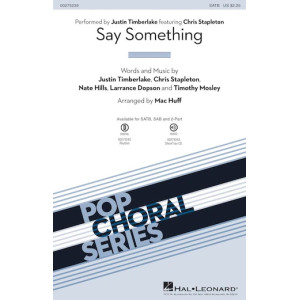 Say Something (feat. Chris Stapleton) (arr. Mac Huff) - Synthesizer