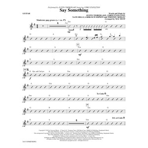 Say Something (feat. Chris Stapleton) (arr. Mac Huff) - Guitar