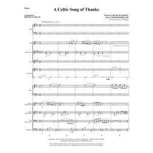A Celtic Song of Thanks - Full Score