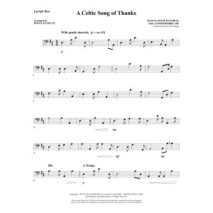 A Celtic Song of Thanks - Upright Bass