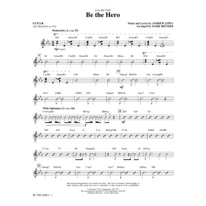 Be the Hero - Guitar