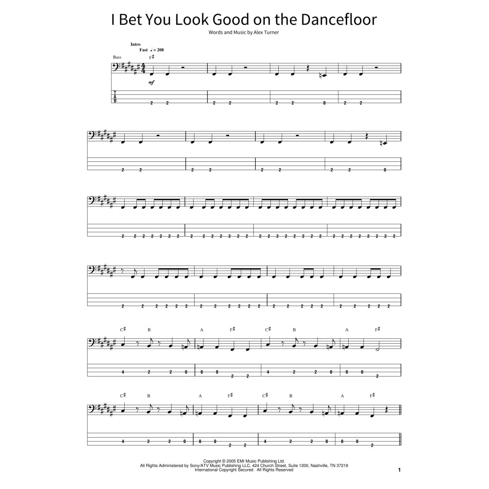 I Bet You Look Good On The Dancefloor