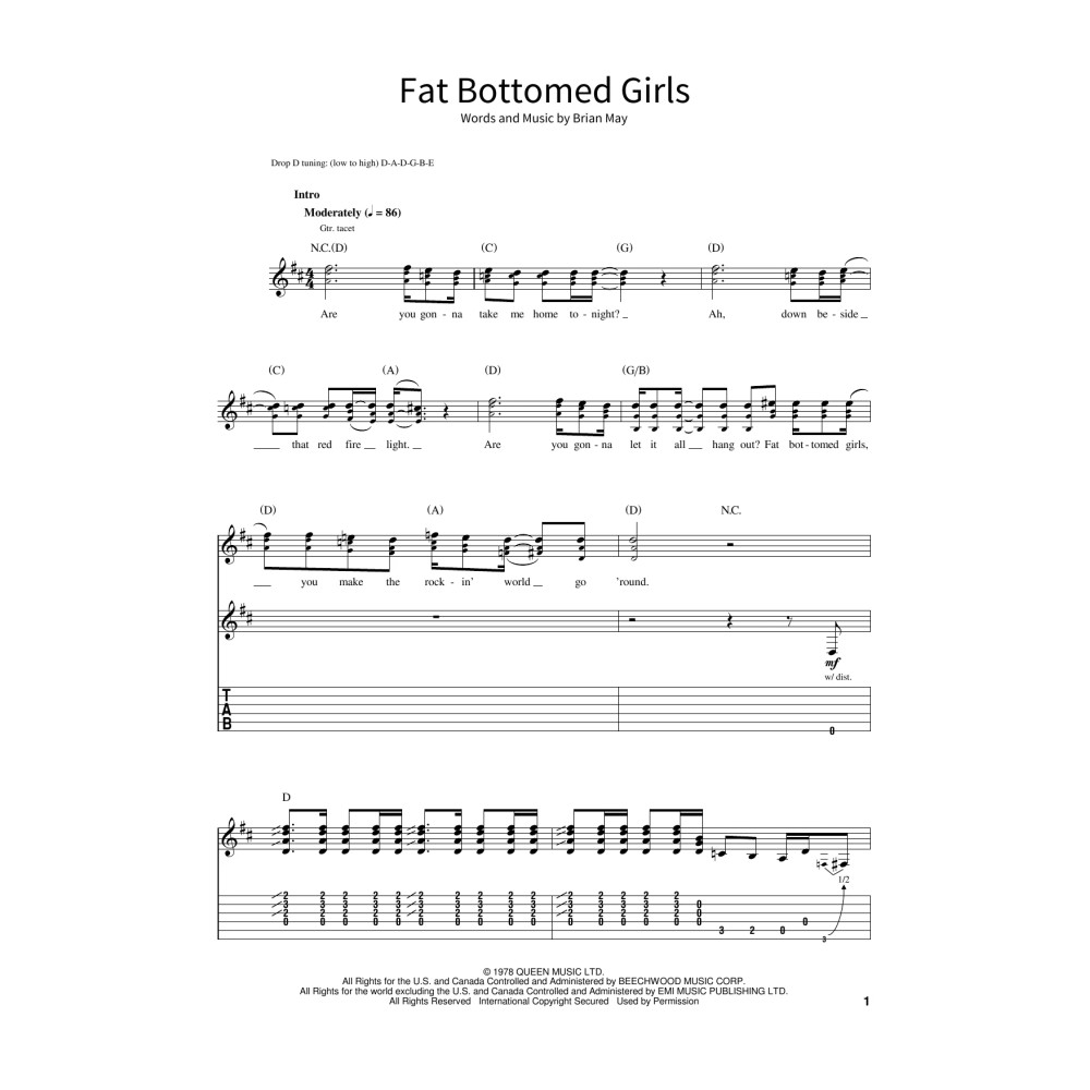 Fat Bottomed Girls