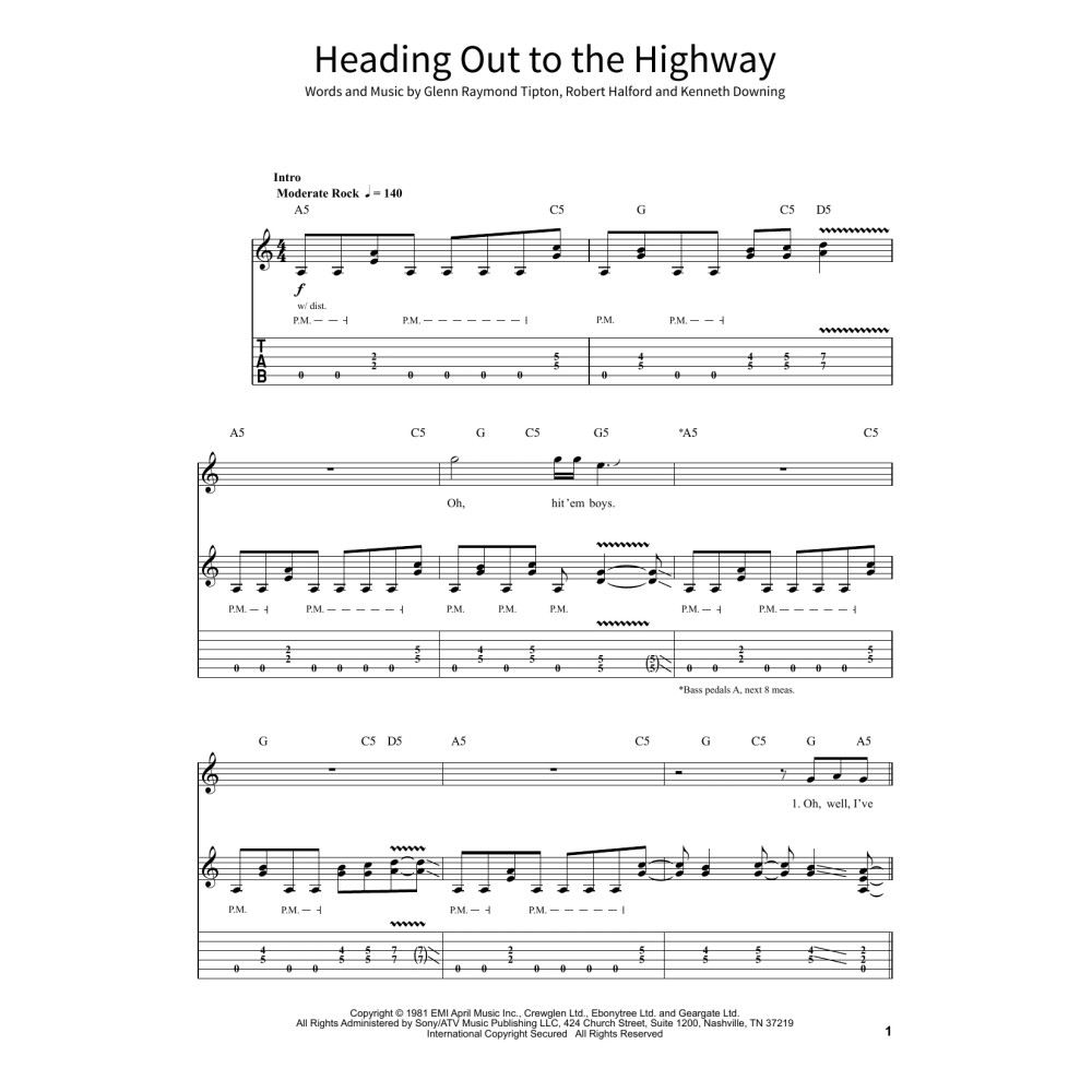 Heading Out To The Highway