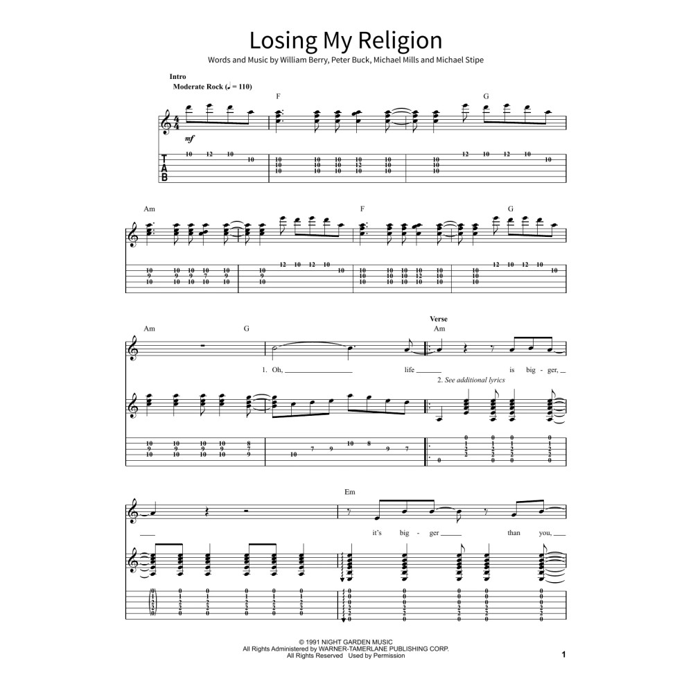 Losing My Religion