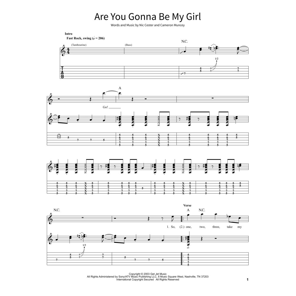 Are You Gonna Be My Girl