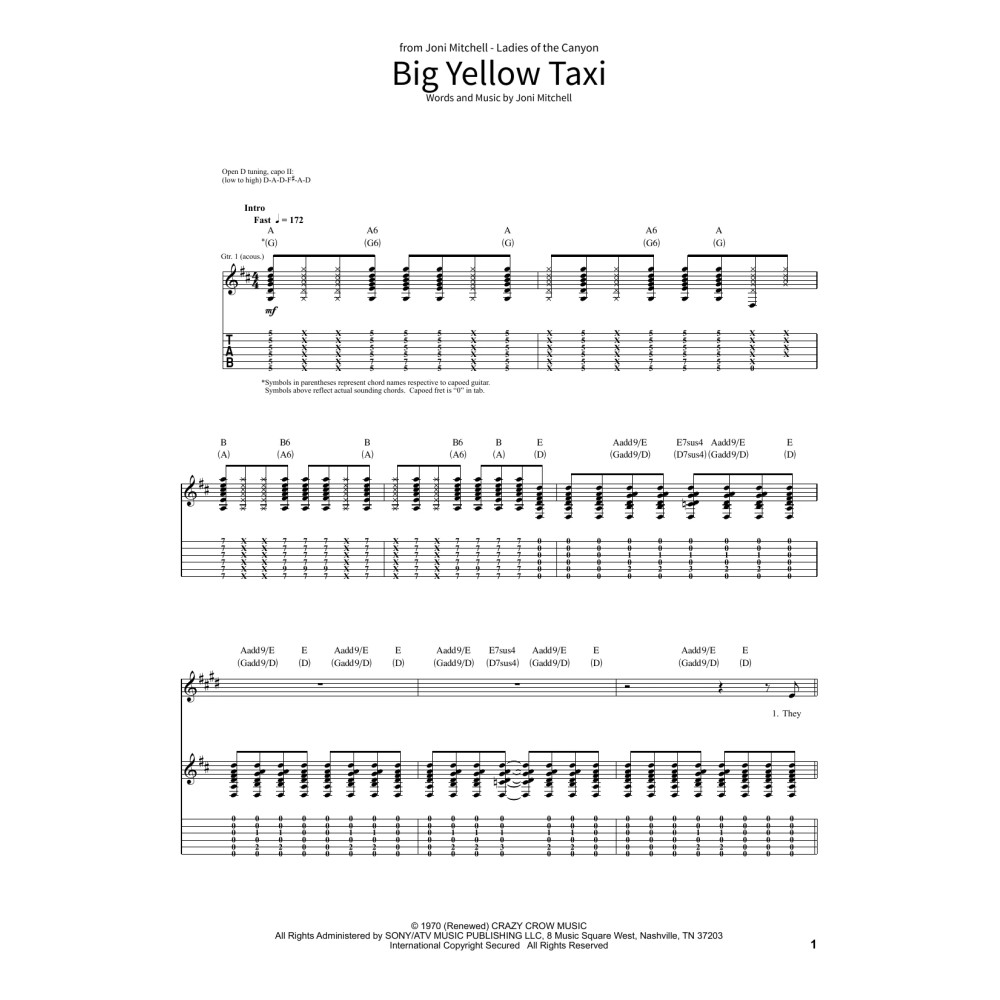 Big Yellow Taxi