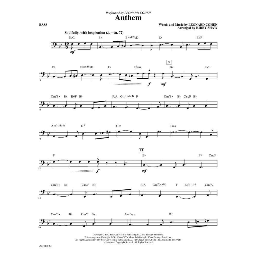 Anthem - Bass