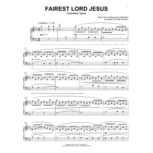 Fairest Lord Jesus [Classical version] (arr. Phillip Keveren)