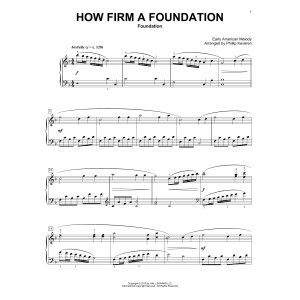 How Firm a Foundation [Classical version] (arr. Phillip Keveren)