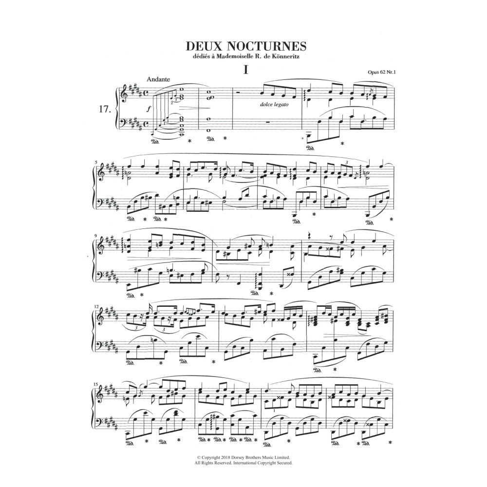Nocturne in B Major, Op.62, No.1