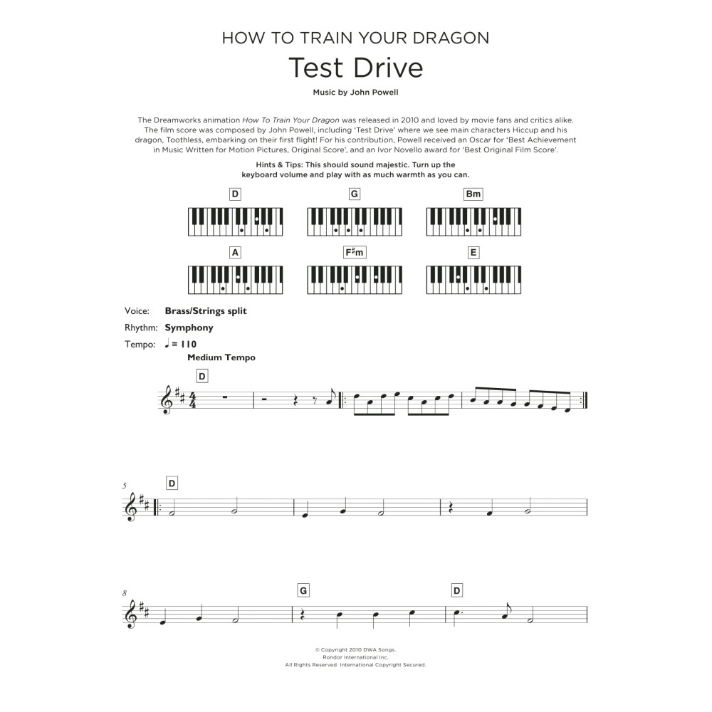 Test Drive (from How to Train Your Dragon)