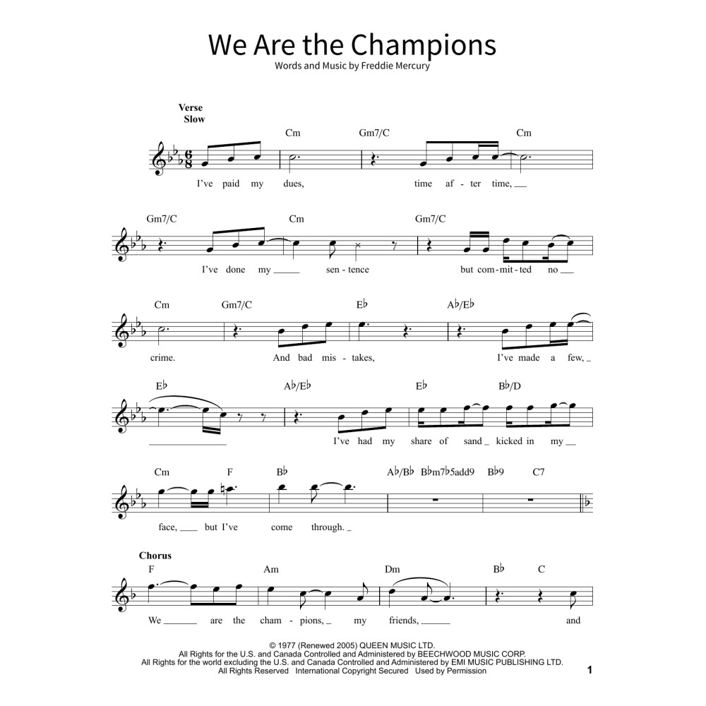 We Are The Champions