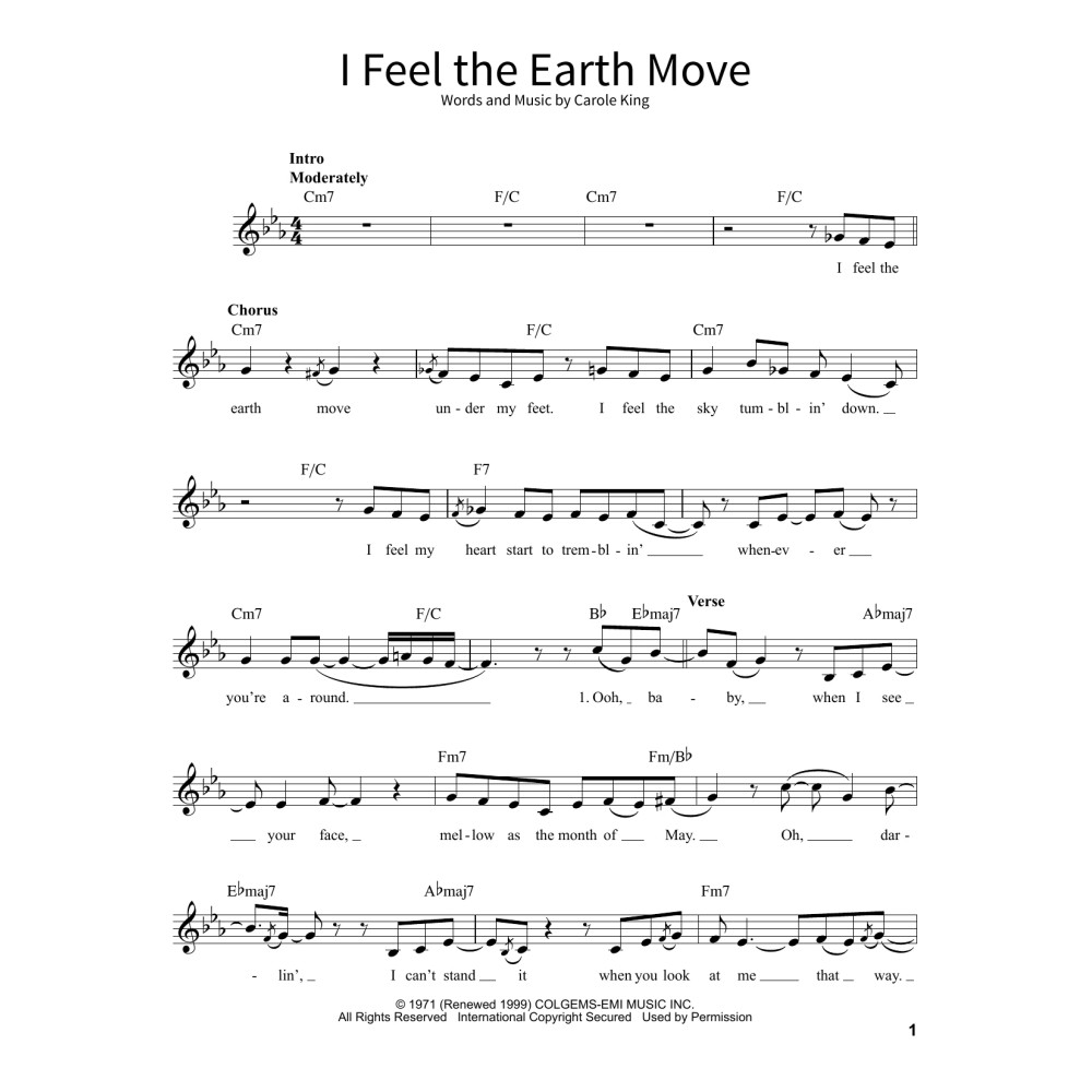 I Feel The Earth Move