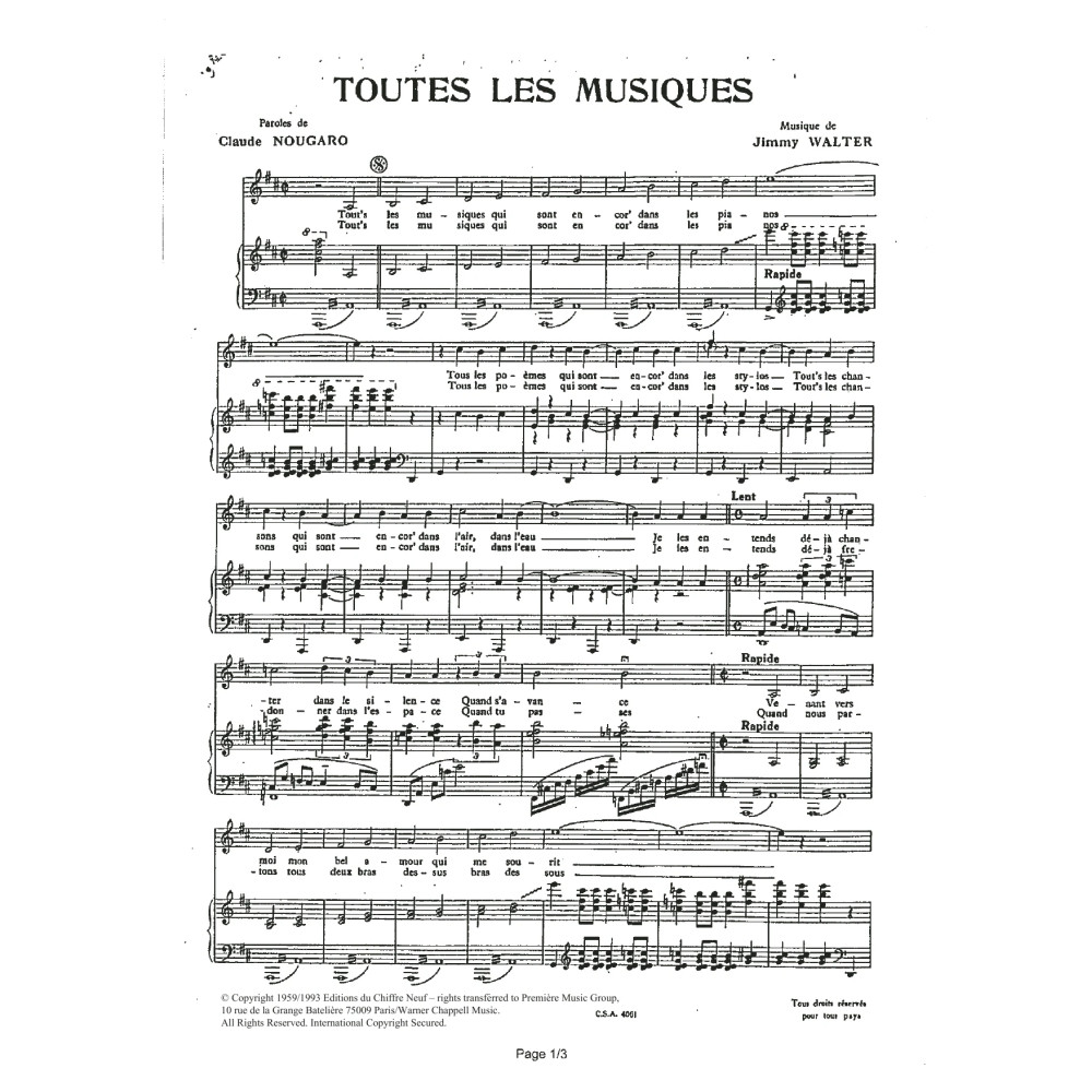 Toutes Les Musiques