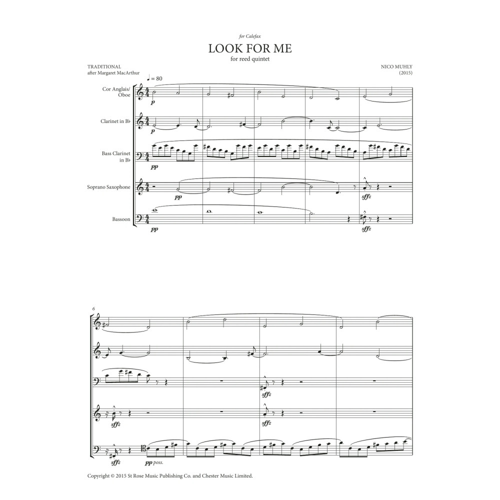 Look For Me (Score and Parts)