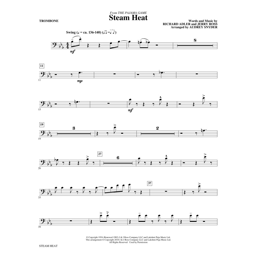 Steam Heat - Trombone