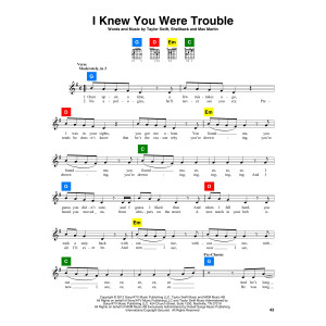 I Knew You Were Trouble
