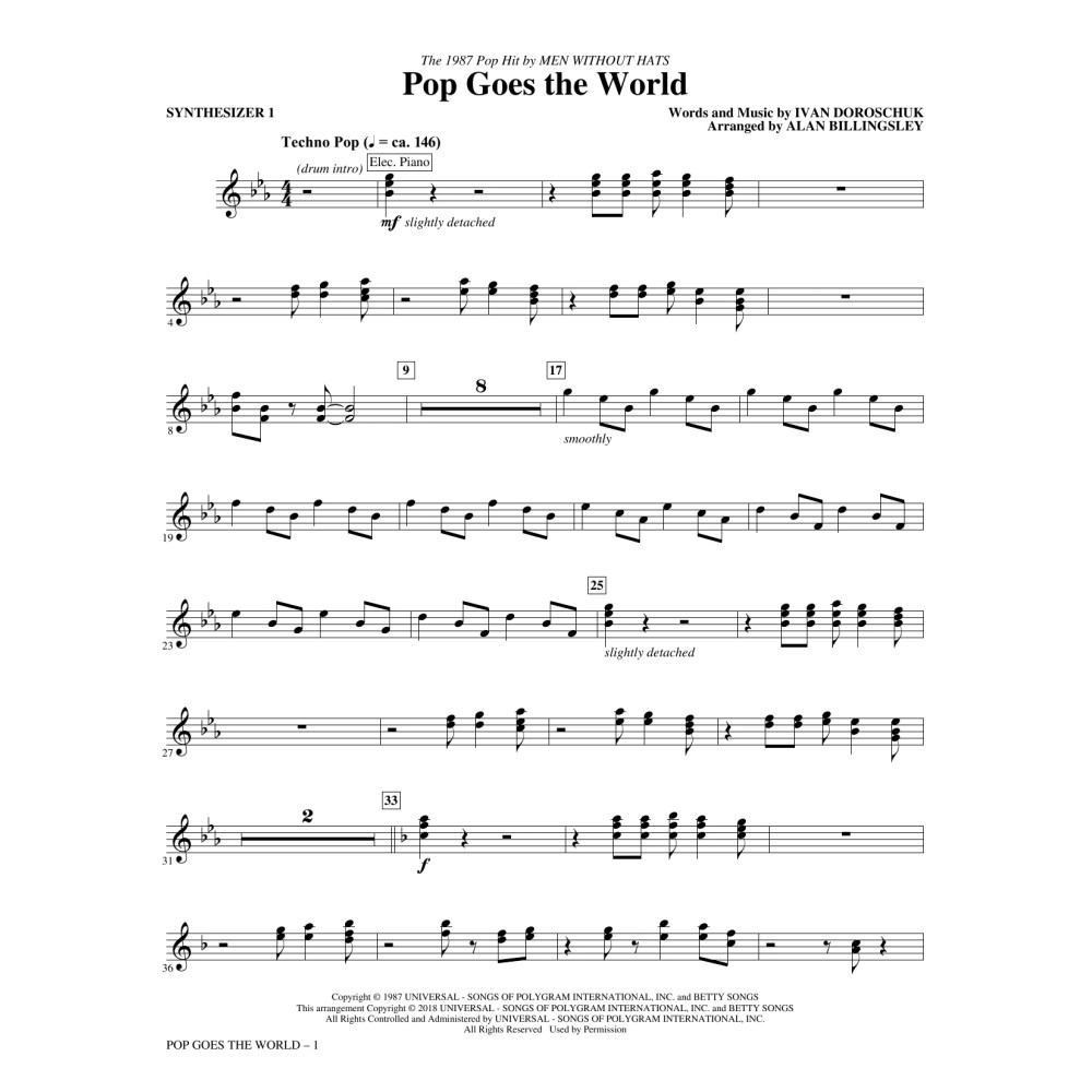 Pop Goes the World - Synthesizer I