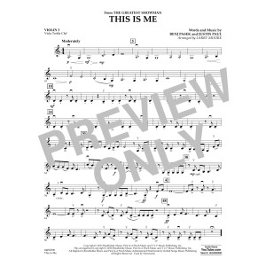 This Is Me (from The Greatest Showman) - Violin 3 (Viola T.C.)