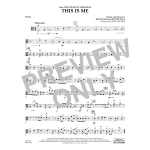 This Is Me (from The Greatest Showman) - Viola