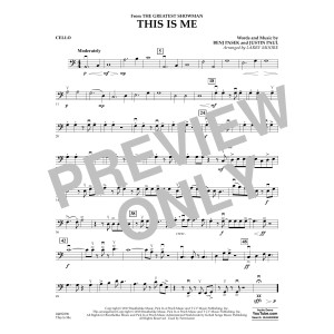 This Is Me (from The Greatest Showman) - Cello