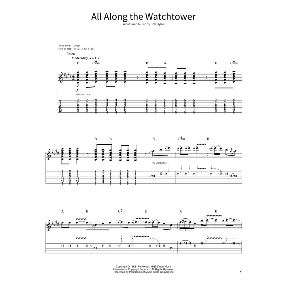 All Along The Watchtower