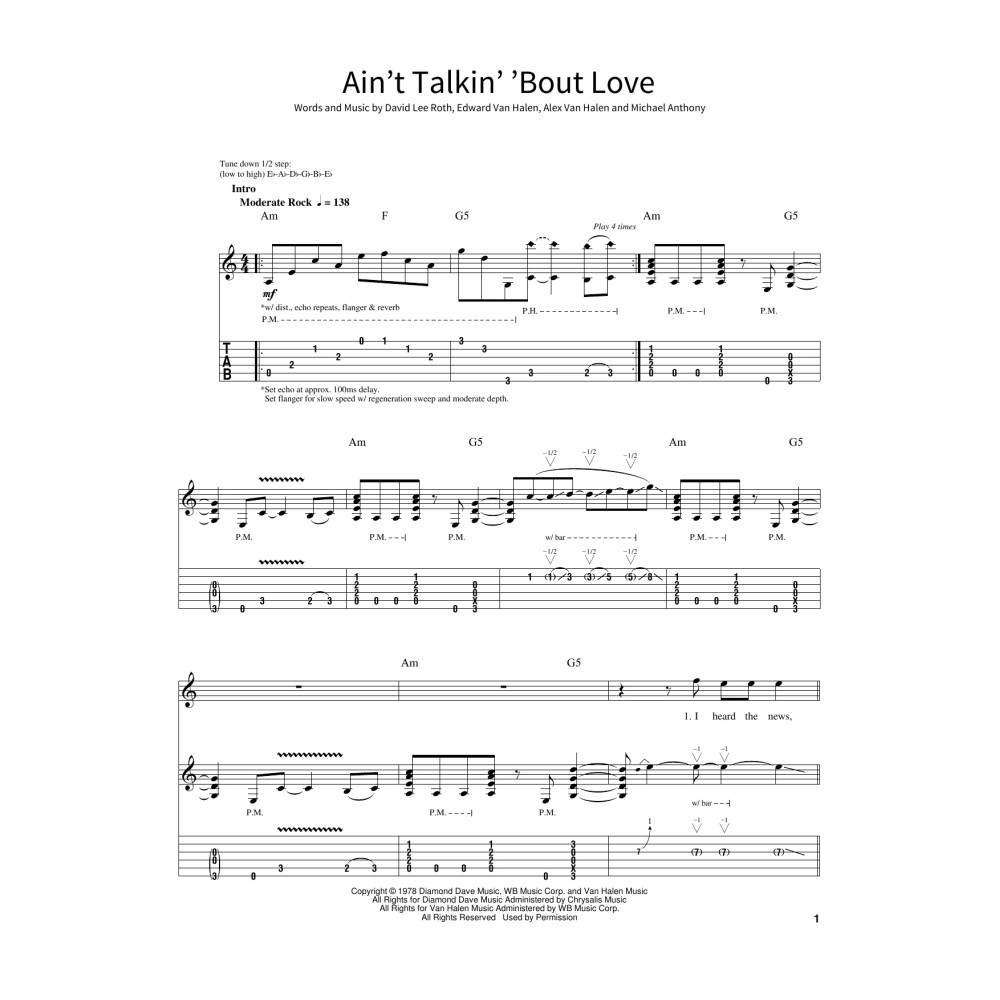Ain't Talkin' 'Bout Love