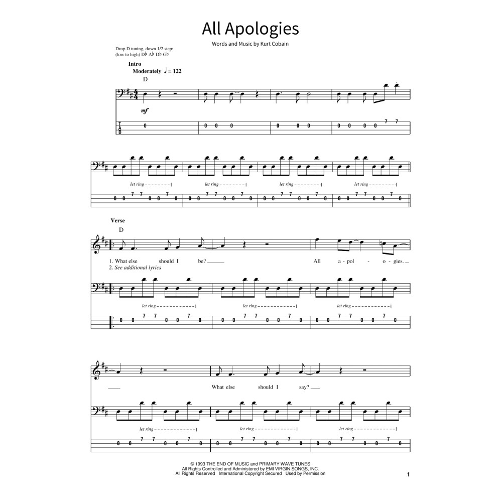 All Apologies