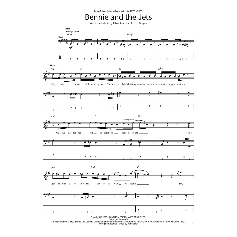 Bennie And The Jets