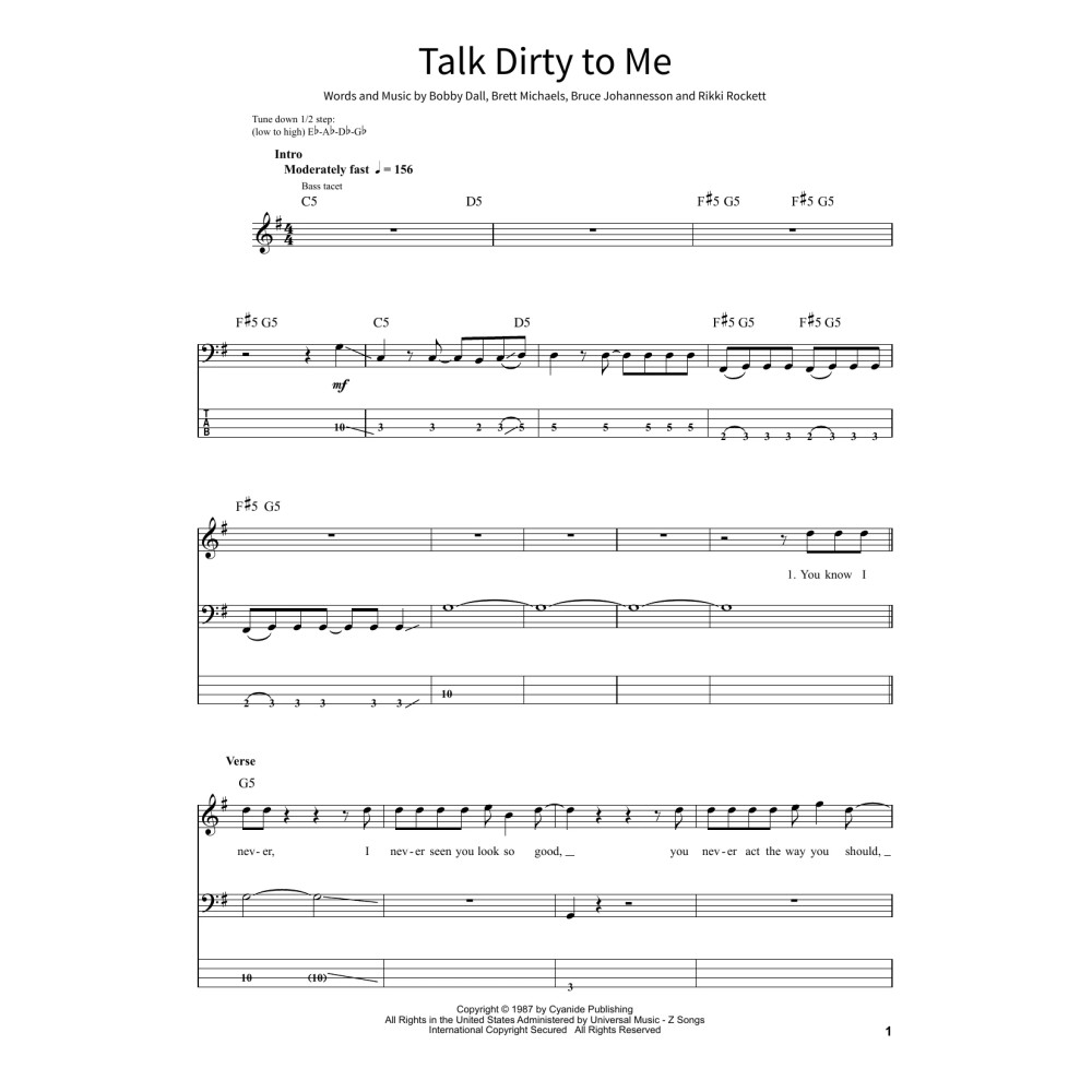 Talk Dirty To Me