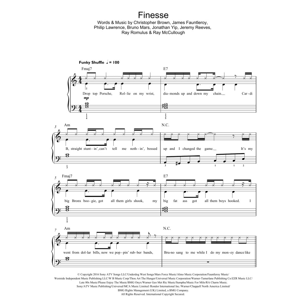 Finesse (featuring Cardi B)