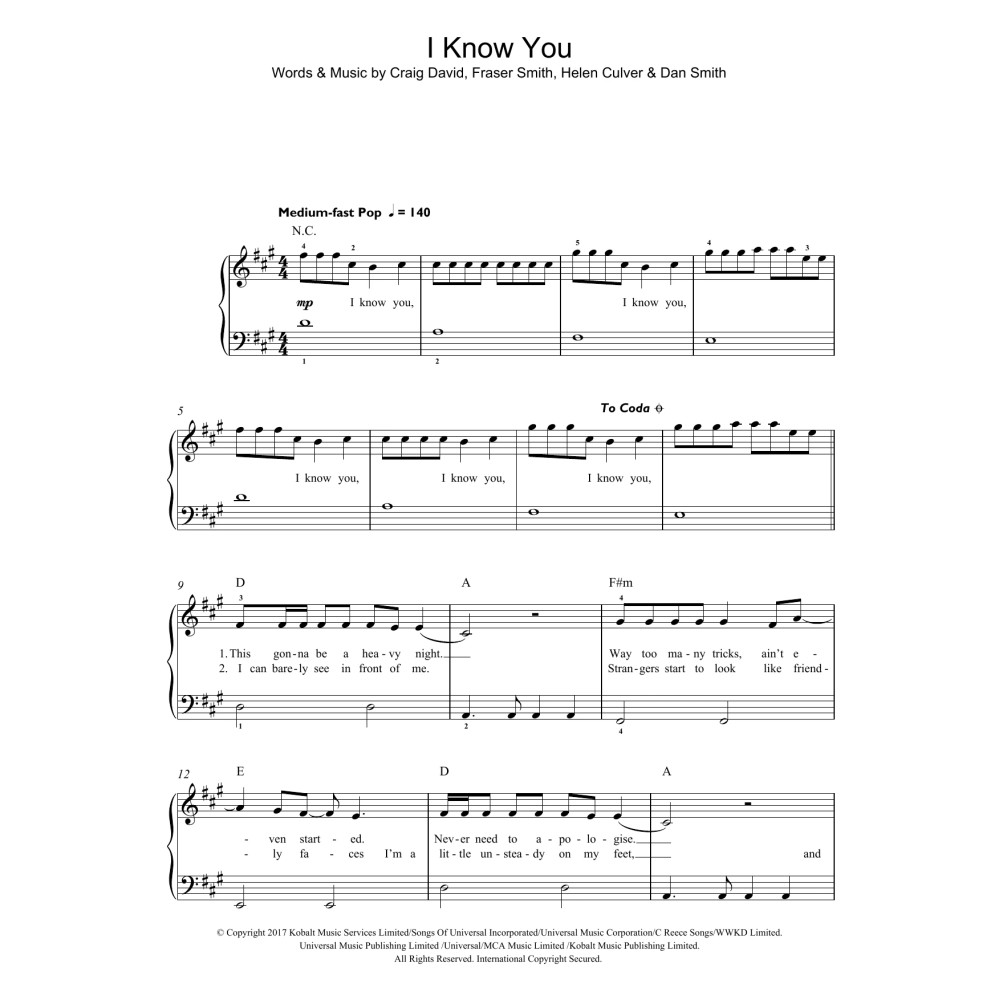 I Know You (featuring Bastille)