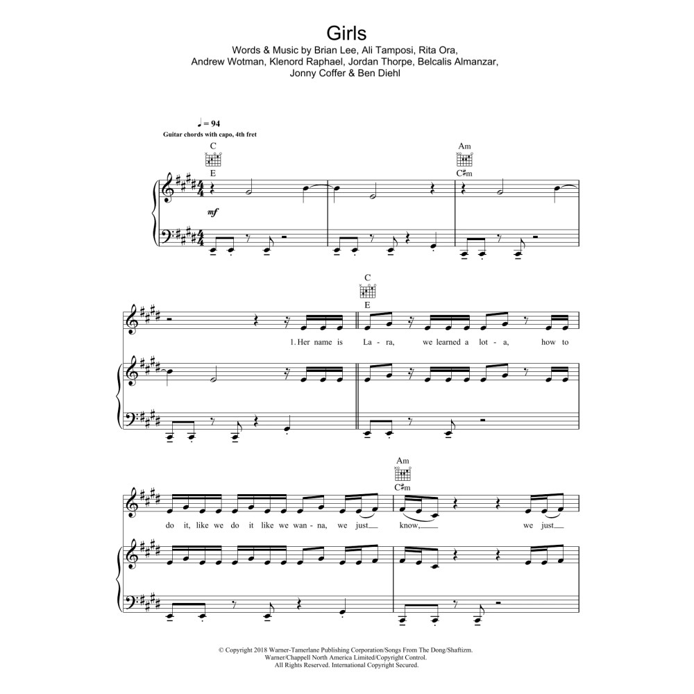 Girls (featuring Cardi B, Bebe Rexha and Charli XCX)