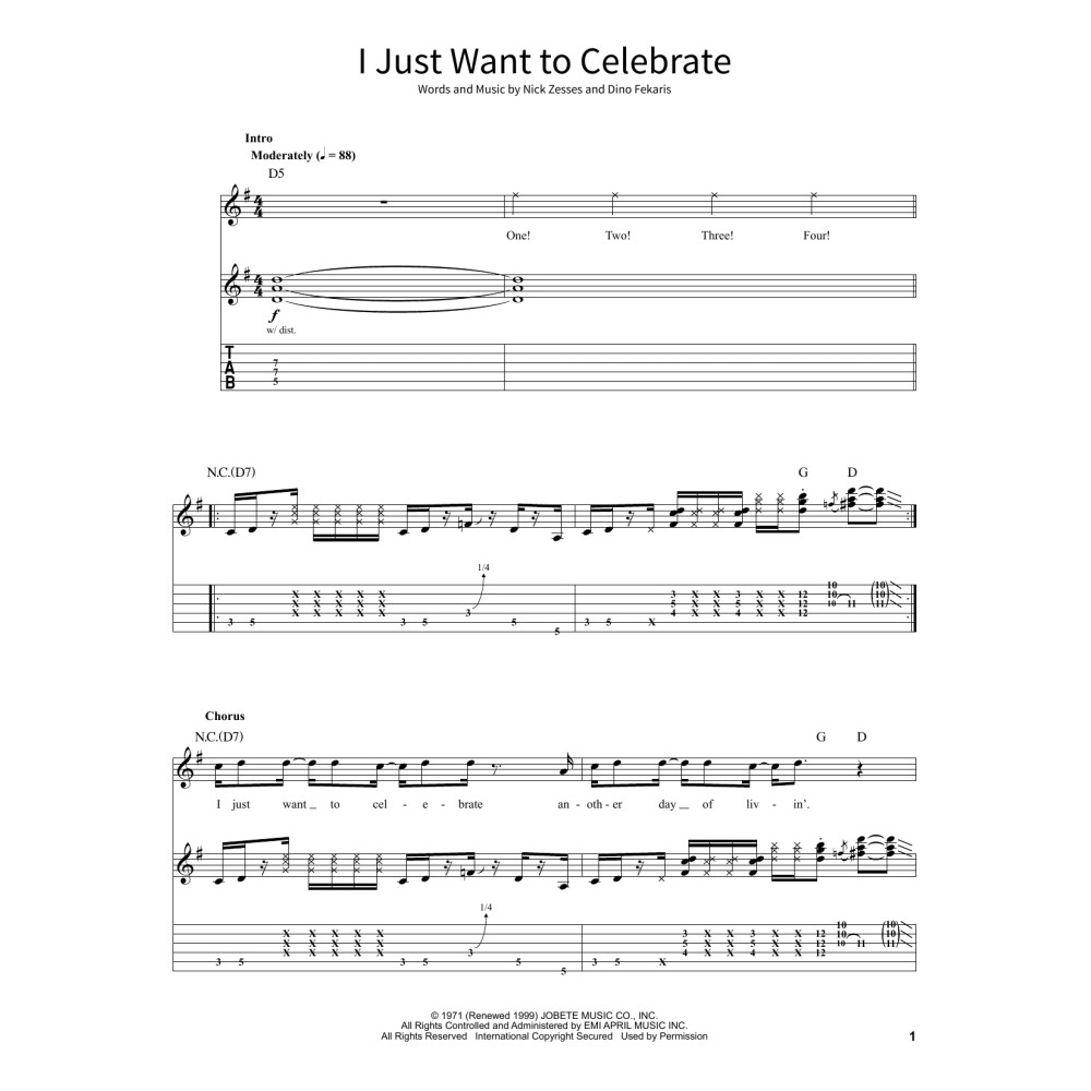 I Just Want To Celebrate