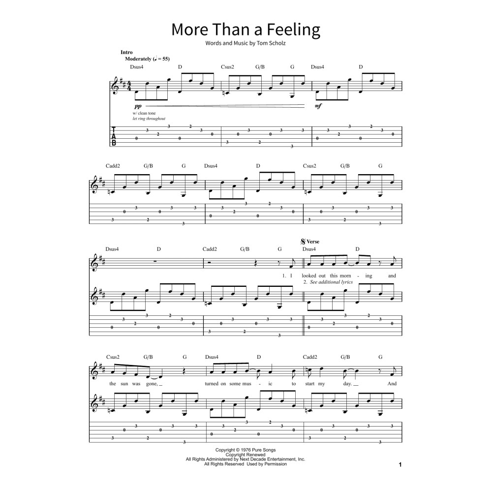 More Than A Feeling