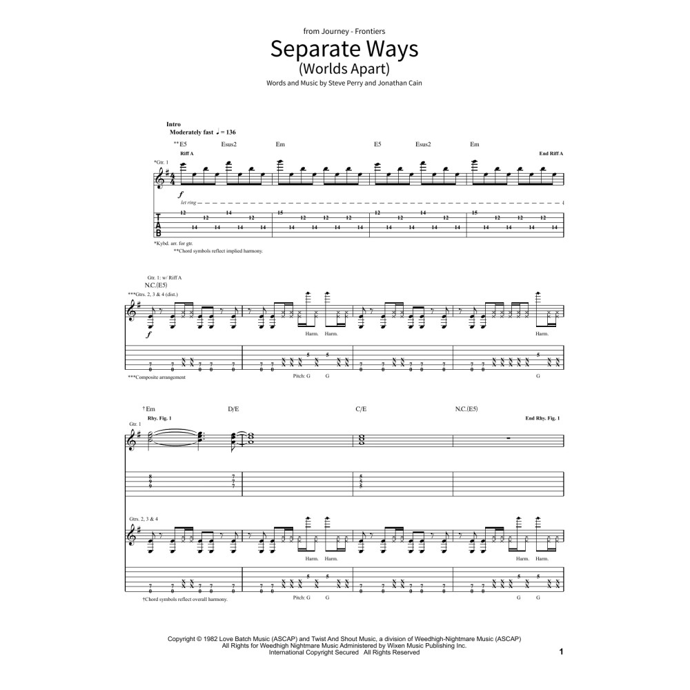 Separate Ways (Worlds Apart)