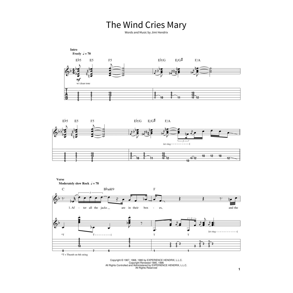 The Wind Cries Mary
