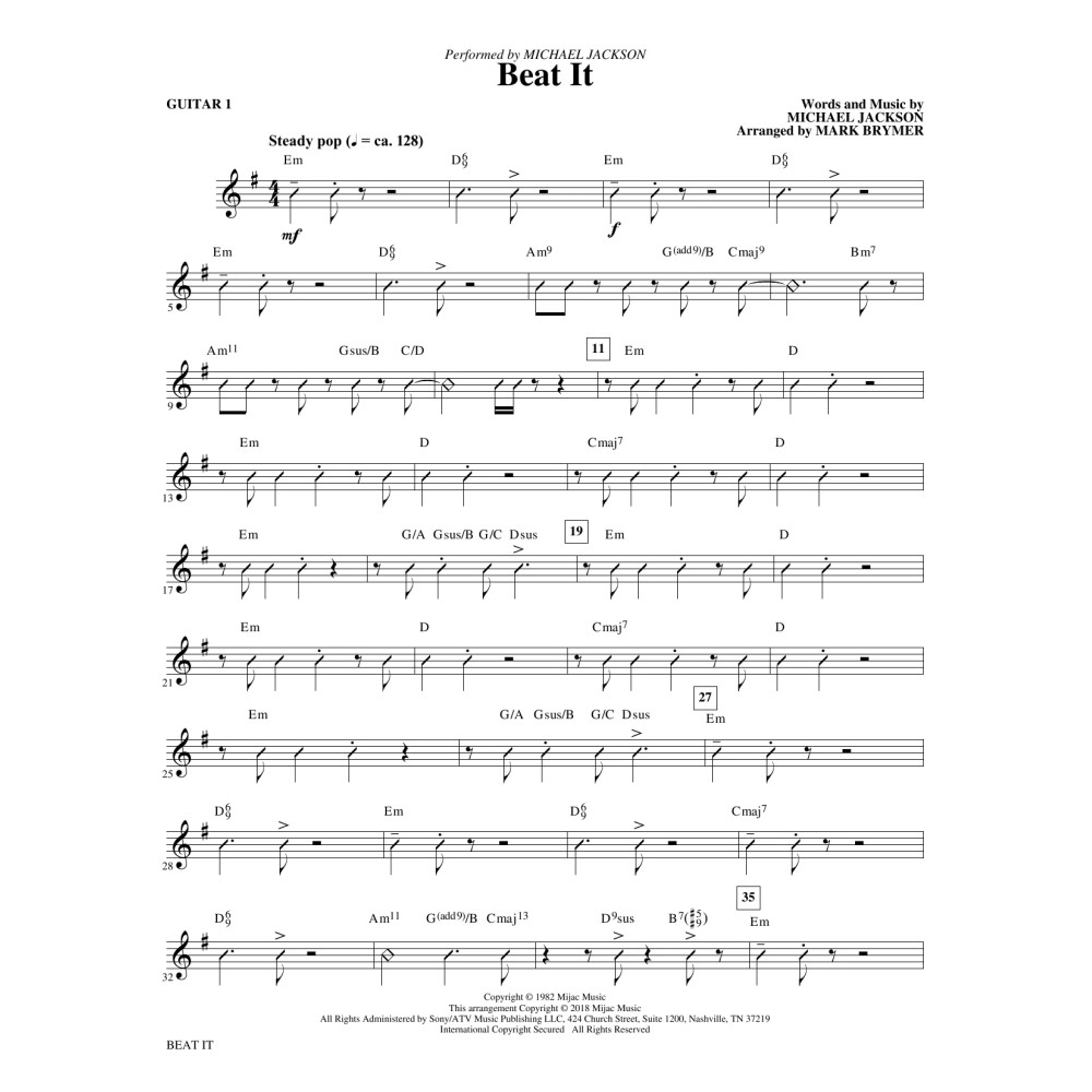 Beat It - Guitar 1
