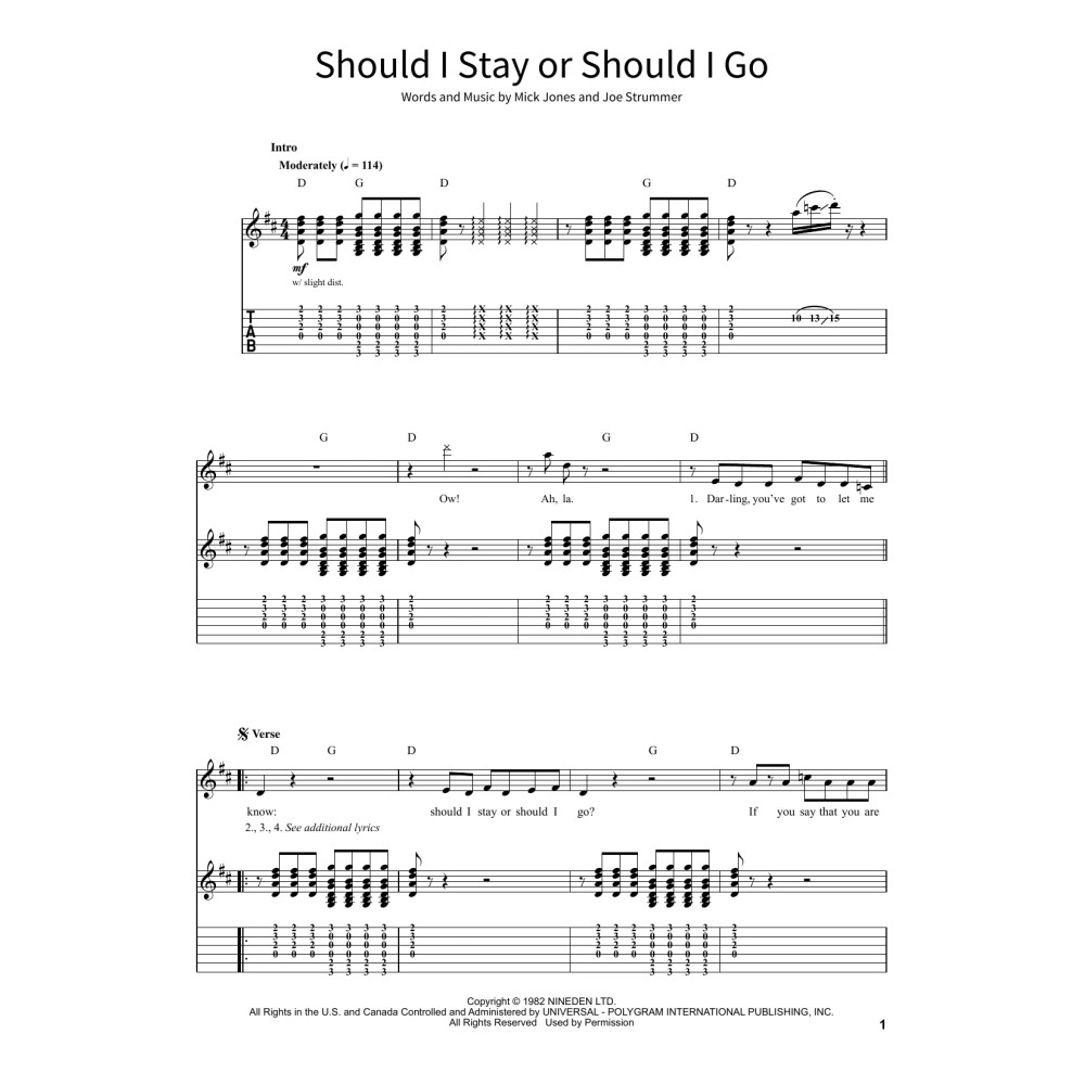 Should I Stay Or Should I Go