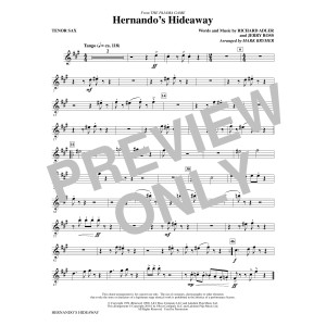 Hernando's Hideaway - Tenor Sax