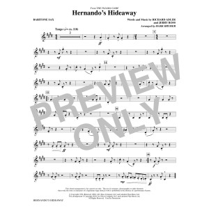 Hernando's Hideaway - Baritone Sax