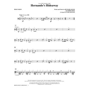 Hernando's Hideaway - Percussion