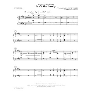 Isn't She Lovely? - Synthesizer