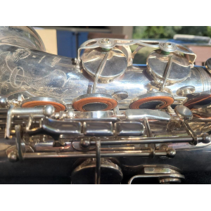 Selmer serie 3 bañado en plata grabado - Saxofón tenor