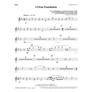 A Firm Foundation - Oboe