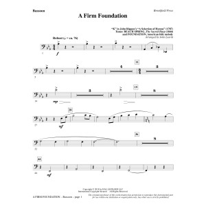 A Firm Foundation - Bassoon